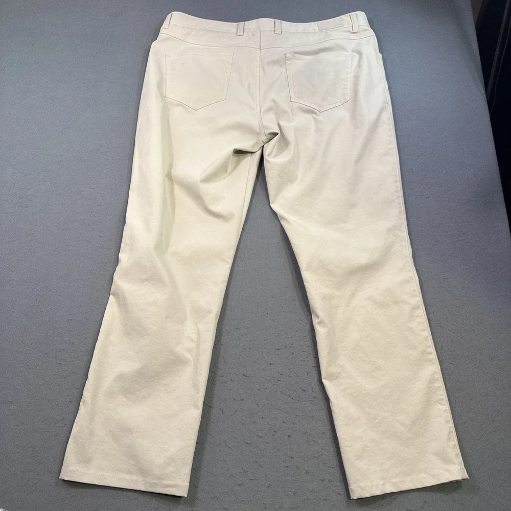 Peter Millar GOLF PANTSMENS 38 Performance Five Pocket  TAN  (38x30.5)